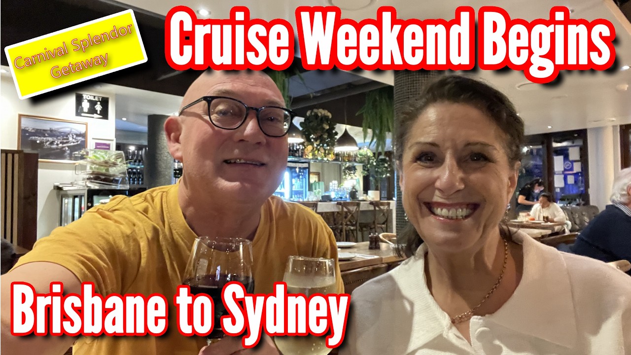 Carnival Splendor Cruise Weekend Begins - Brisbane to Sydney Travel Day!