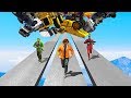 I TRIED TO SURVIVE THE HARDEST AVALANCHE EVER MADE! - GTA 5 Funny Moments