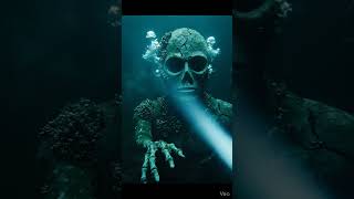 Tersesat di Kota Patung Bawah Laut #KotaTenggelam #DeepSea #HorrorAtmosphere #AIvideo #MisteriLaut
