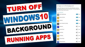 🔧 How To Disable Unwanted Background Apps In Windows 10 ✅ Improve Windows 10 Performance