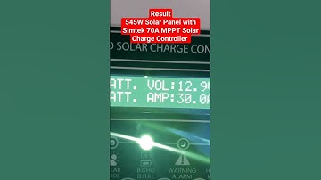 Simtek MPPT Solar Charge Controller 70A with 1 JA Solar Panel 454Watt #asadfatmitech