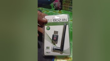 Wi-Fi receiver USB 2.0 Wireless 802.IIN for pc. #wifi #technology #pc #wireless #shorts #usb #new