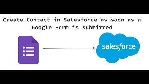 A direct Google Form and Salesforce Integration