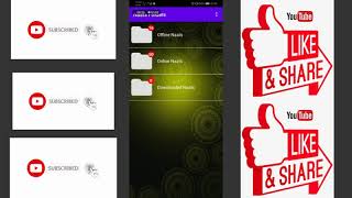 Online &Offline Audio Naats Mp3 app demo | Three Technology screenshot 2