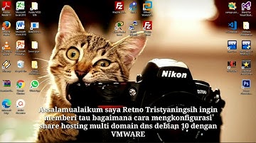 KONFIGURASI SHARE HOSTING MULTI DOMAIN DNS DEBIAN 10 DENGAN VMWARE