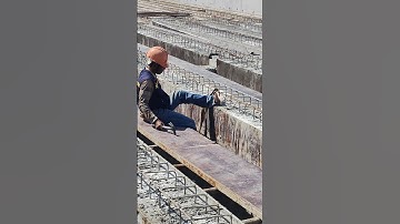 Removed deform bar that reinforced formwork