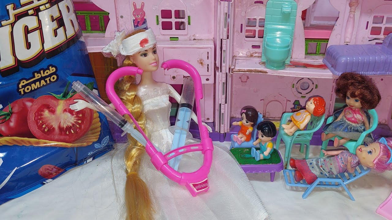 يوم جميل في الحضانه_عائلة عمر_جنه ورؤي_مامتي دكتورة_العاب بنات