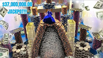 🟠(MUST SEE) HIGH RISK COIN PUSHER $5,000,000.00 BUY IN!!! WON OVER $37,000,000.00!!! (MEGA JACKPOT)