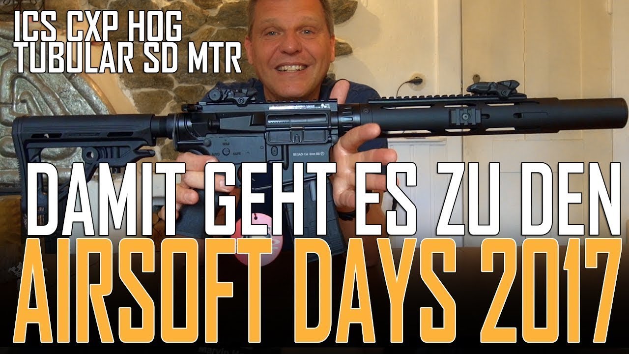 ICS CXP HOG Tubular SD MTR Airsoft Unboxing - GSP Airsoft Days