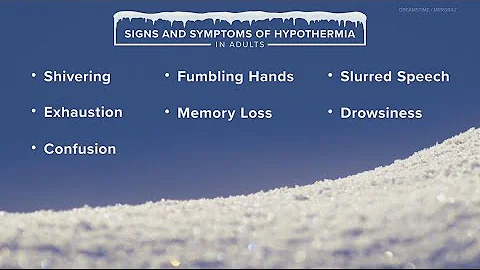 How to spot signs of frostbite, hypothermia