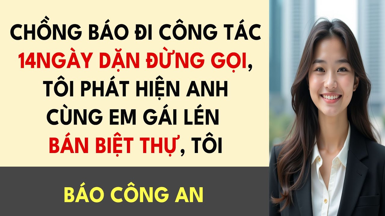 Chồng Báo Đi Công Tác 14Ngày Dặn Đừng Gọi, Tôi Phát Hiện Anh Cùng Em Gái Lén Bán Biệt Thự, Tôi Báo