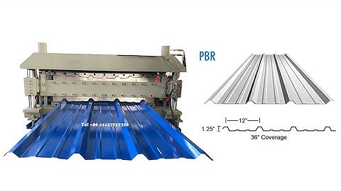 PBR panel roll forming machine | r panel roll forming machine | pbr panel roll former