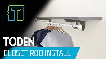 How-To: Install Closet Rod Brackets