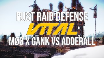 GETTING MERGE RAIDED ON THE MOST COMPETITIVE SERVER ON RUST | GANK X MOO VS ADDERALL | VITAL EU MAIN