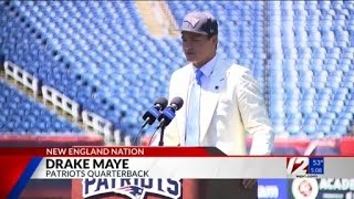 Patriots welcome new QB Drake Maye to Gillette Stadium