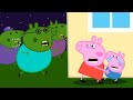 Zombie apocalypse zombies appear at the hospital  peppa pig funny animation