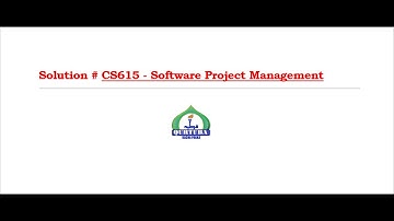 GDB  CS615   Software Project Management