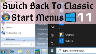 Classic Shell Windows 11| Windows 7/10 Style Start Menus in Windows 11 screenshot 4