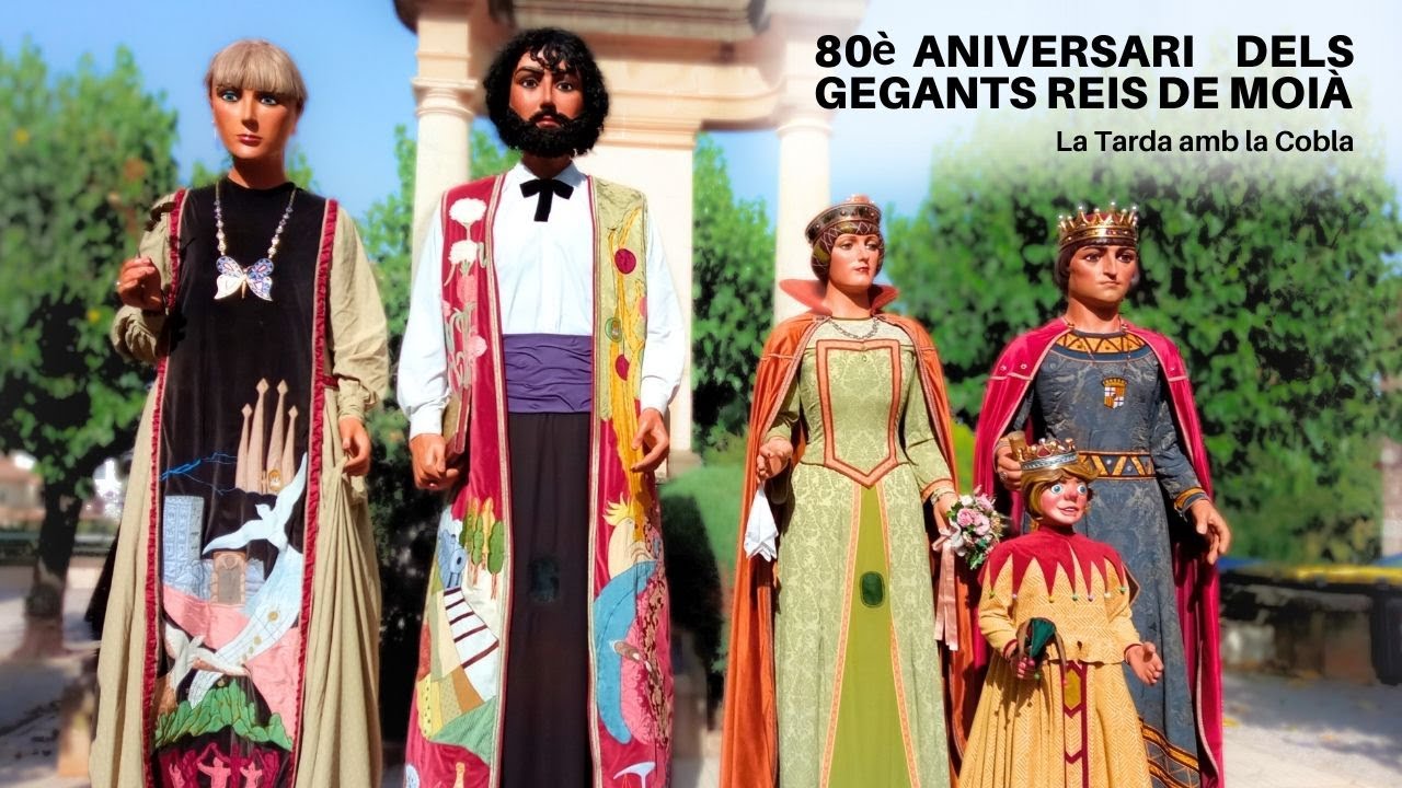 La Tarda amb la Cobla - 80è aniversari dels gegants reis de Moià (27/7/2024)
