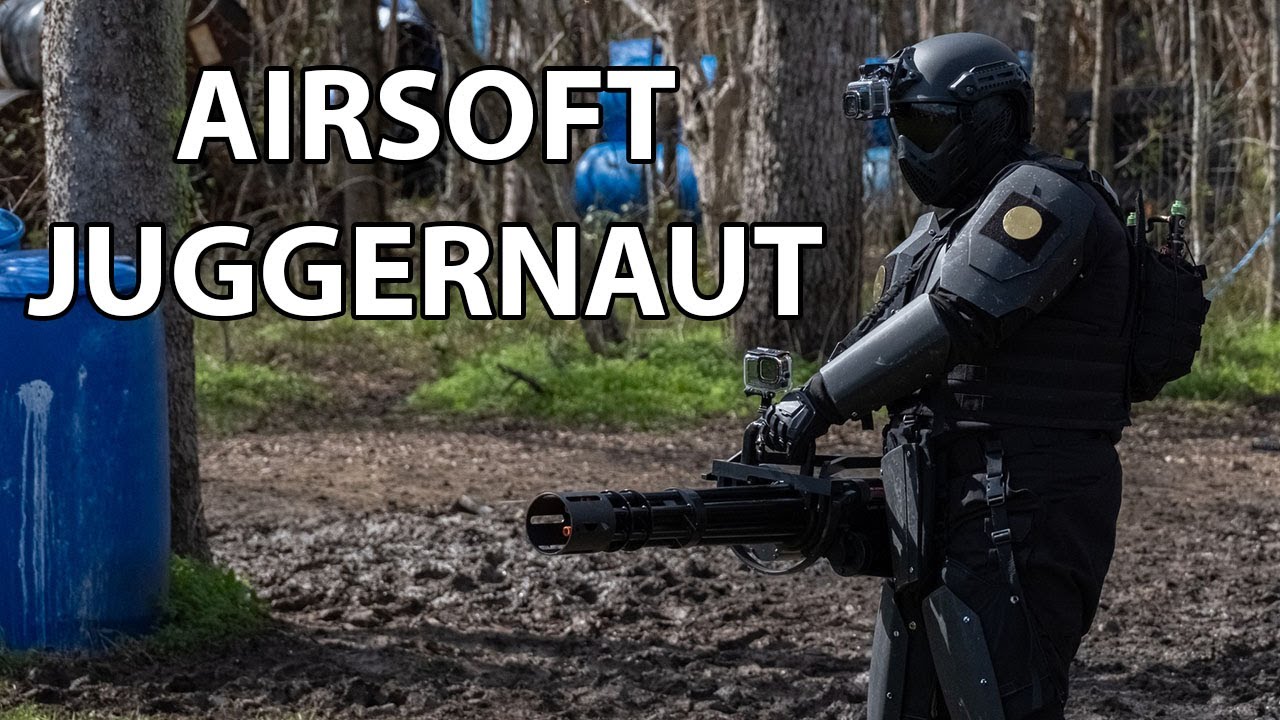 Airsoft Juggernaut w/ Classic Army M134A2 POV YouTube