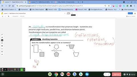 Lesson 7.1 - Rigid Motion in a Plane