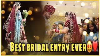 My bridal entry ❤️✨| Muskan ki duniyaa |