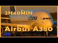 2h40min A380 ONLY Plane Spotting - Amazing Landings, Take offs and Taxis FULL VIDEO - 4K 50fps