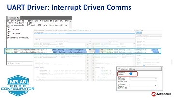 MCC Melody UART Driver: Interrupt Driven Comms