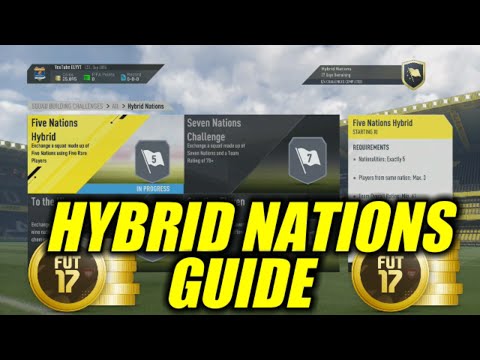 Hybrid Nations Guide | Squad Building Challenge Shortcuts | FIFA 17