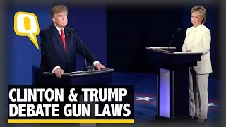 The Quint: 3rd US Presidential Debate: Clinton Vs Trump on Gun Laws