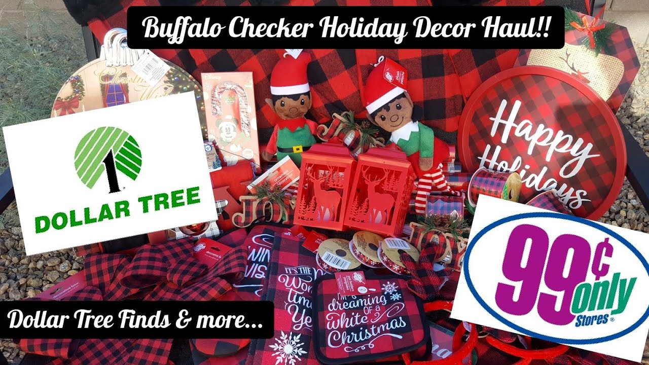 Dollar Tree Holiday Decor haul Dollar Tree Finds 99cent Only Finds