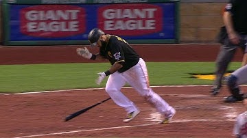ATL@PIT: Alvarez laces two-run single to center field