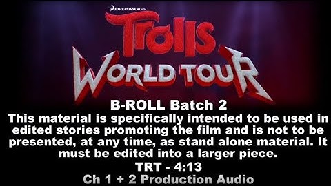 Trolls World Tour Behind The Scenes