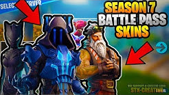 Fortnite Season 7 Battle Pass Skins Leaked New Season 7 Leaked - fortnite season 7 battle pass skins leaked new season 7 leaked skins yeti ninja ice king skin duration 2 19