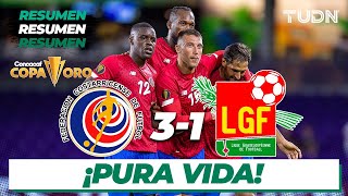 Resumen y goles | Costa Rica 3-1 Guadalupe | Copa Oro 2021 | Grupo C | TUDN