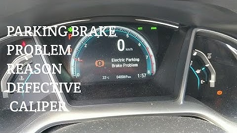 Brake system problem honda civic 2022 car wont start