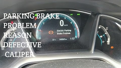 Brake system problem honda civic 2022 car wont start