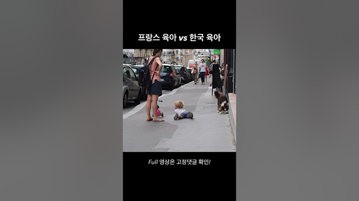 프랑스 육아 vs 한국 육아