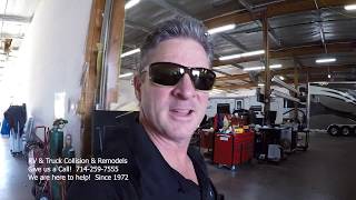 Premier Motorcoach RV and Truck Collision Repair November 2018 Shop Tour