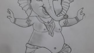 Bal Ganesha drawing.  #easydrawing  #pencil drawing  #realistic drawing
