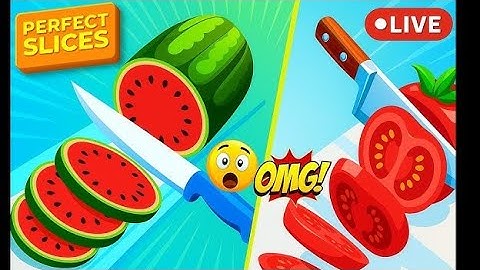 Perfect Slice🍅🔪 Game Live Playing Episode - 4 #Live​​ #Gaming​​