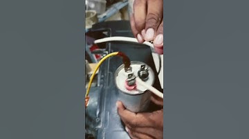 window ac without pcb dua running capacitor wiring practical class