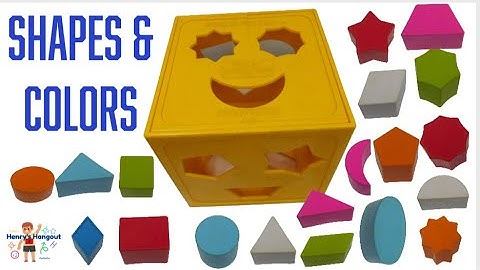 Shapes and Colors, Shape Sorter, Kindergarten Shapes and Colors, Preschool Shape Sorting Video