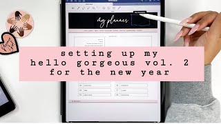 My Hello Gorgeous Vol 2 Setup Digital Planner Digital Planning Goodnotes