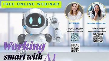Working smart with AI  - Webinar