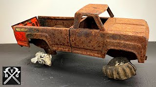 Burnt Tonka Rally Truck Restoration