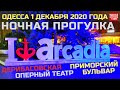 Одесса 1 декабря 2020 / Ночная экскурсия: Аркадия, Оперный театр, Дерибасовская, Приморский бульвар