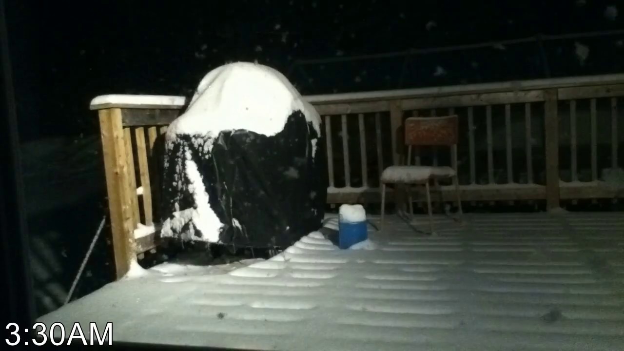 Maritimes Blizzard Time Lapse - Feb 2017 - YouTube