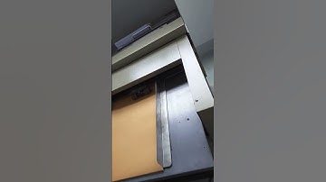 Video of auto cover feed electric book binding machine BD-800TH