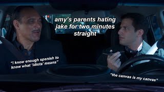 amy&#39;s parents hating jake for two minutes straight (ft karen and roger peralta) | brooklyn nine nine